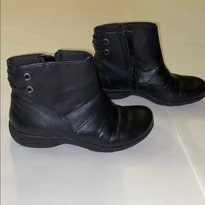 Clark’s black ankle boots